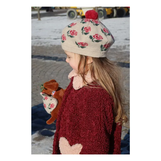 Bassotto in peluche con cuccia | Marrone