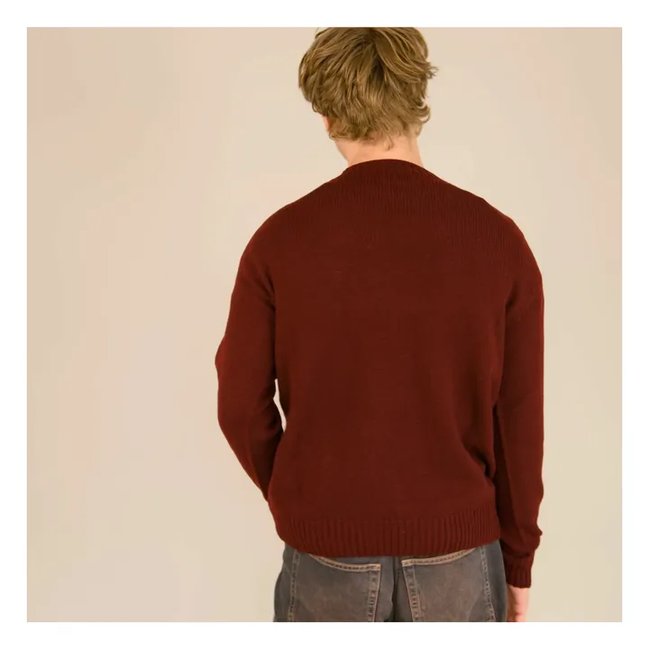 Pull Seamless Laine | Bordeaux- Image produit n°3