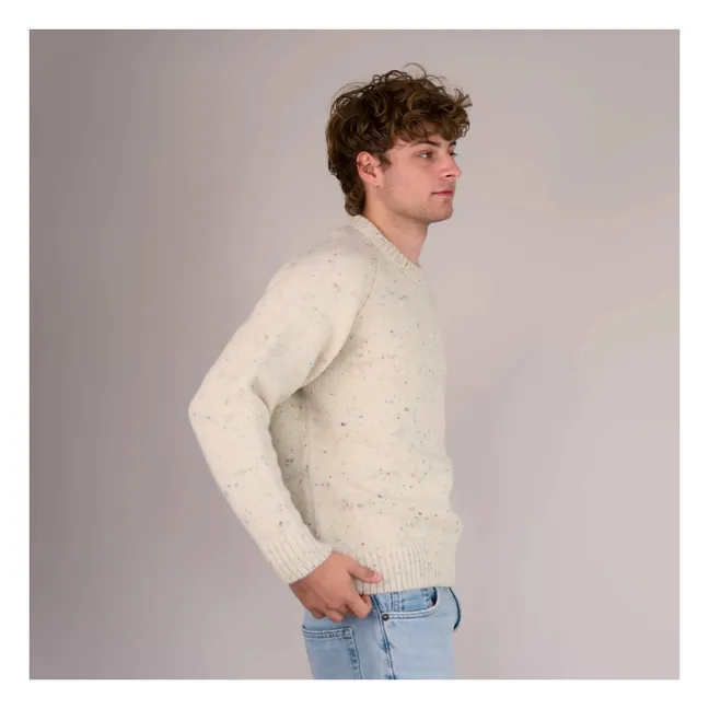 Pull Raglan Chunky Laine | Ecru