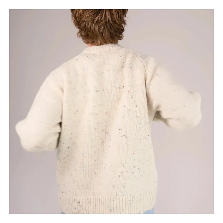 Pull Raglan Chunky Laine | Ecru- Image produit n°5