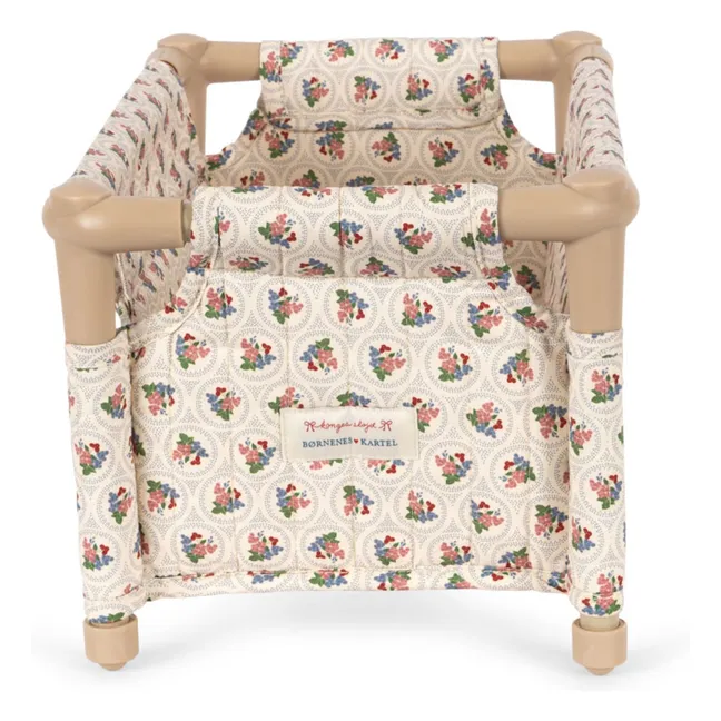 Verona Blues doll cot | White