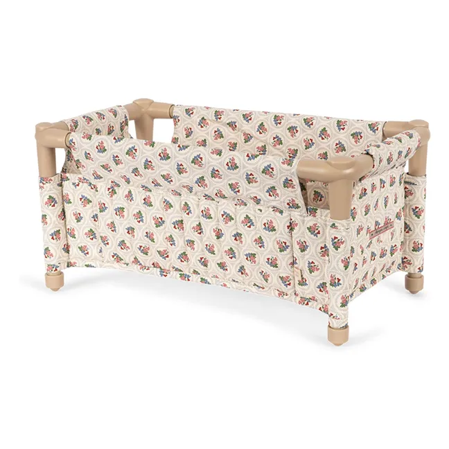 Verona Blues doll cot | White