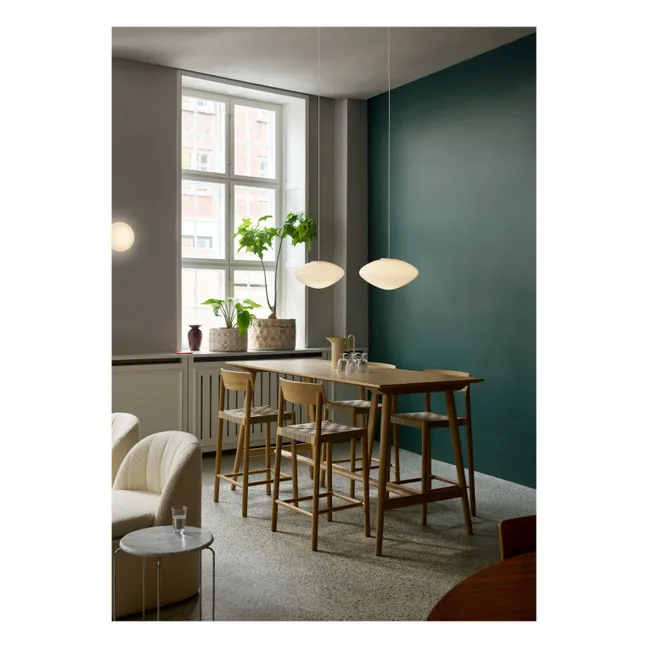 Tabouret de bar sangles naturelles 65 cm Betty TK12 en chêne | Chêne