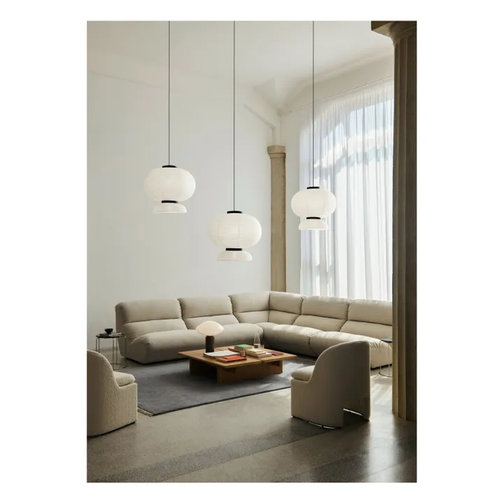 Module d'angle canapé modulable Hi Lo AV55 | Ecru- Image produit n°1