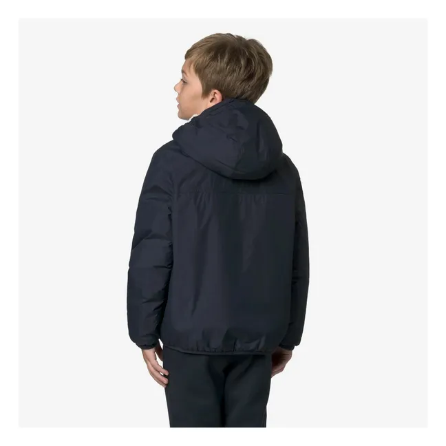 Le Vrai 4.0 Claude Orsetto waterproof lined jacket | Navy blue