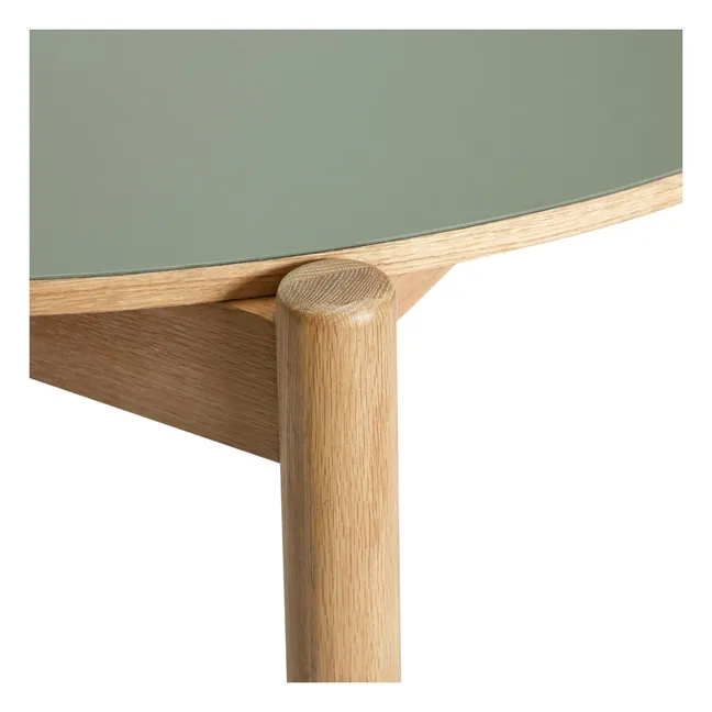 Table à manger ronde Oblique | Olive