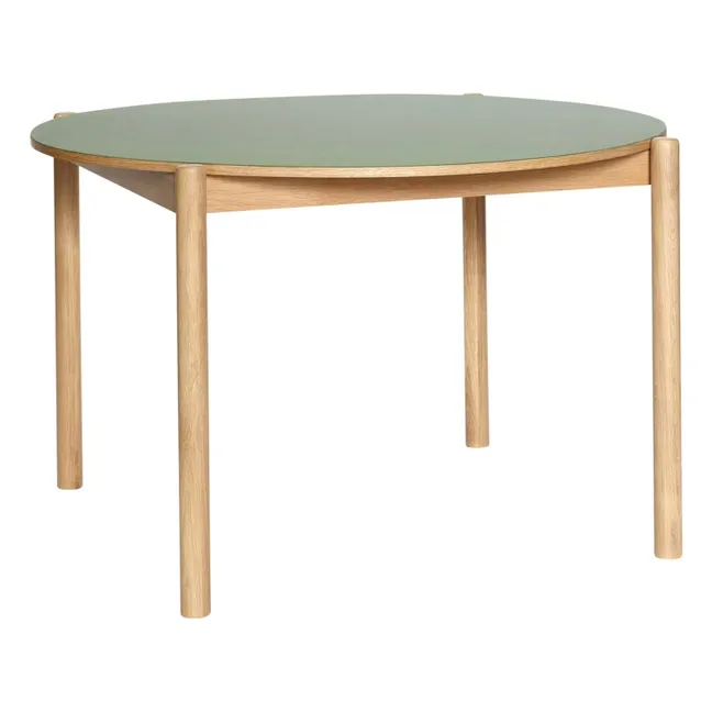 Table à manger ronde Oblique | Olive
