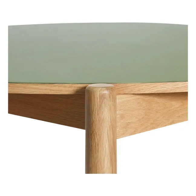 Table à manger ronde Oblique | Olive