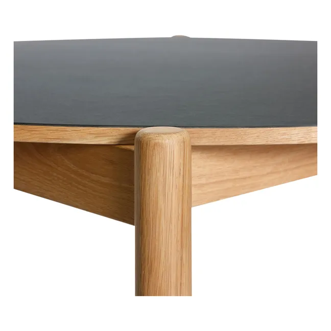 Table à manger ronde Oblique | Noir