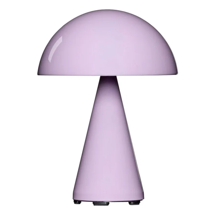 Hübsch Pale Pink Mush Nomad Lamp