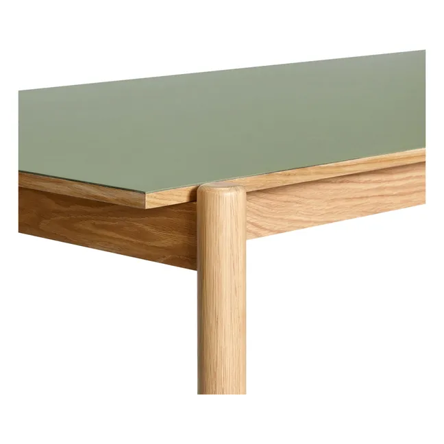 Mesa de comedor oblicua de roble | Olive