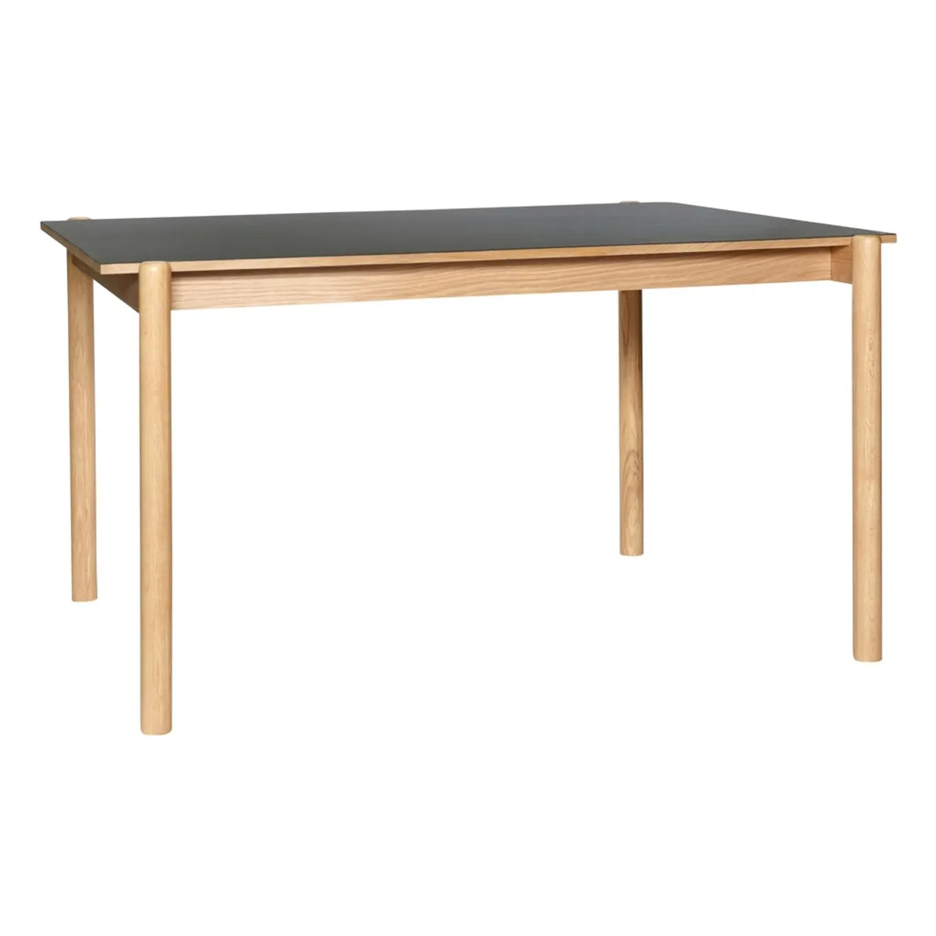 Hübsch Black Oblique Oak Desk