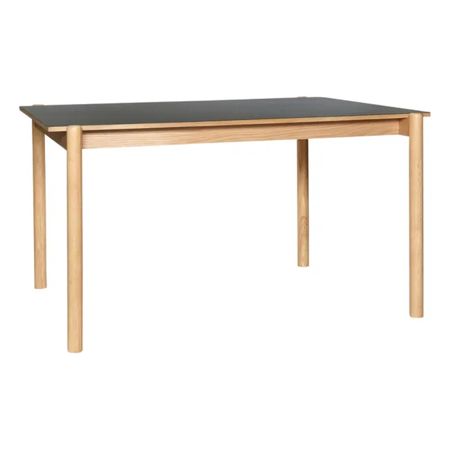 Bureau en chêne Oblique | Noir