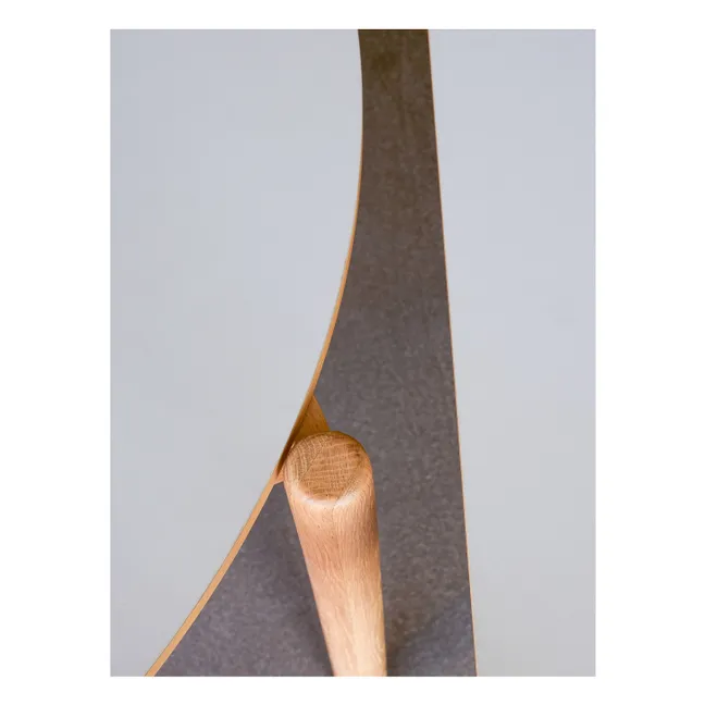 Table à manger ronde Oblique | Gris clair