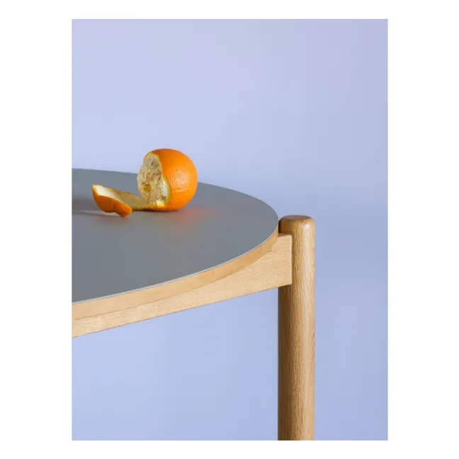 Table à manger ronde Oblique | Gris clair