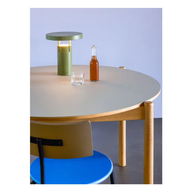 Table à manger ronde Oblique | Gris clair