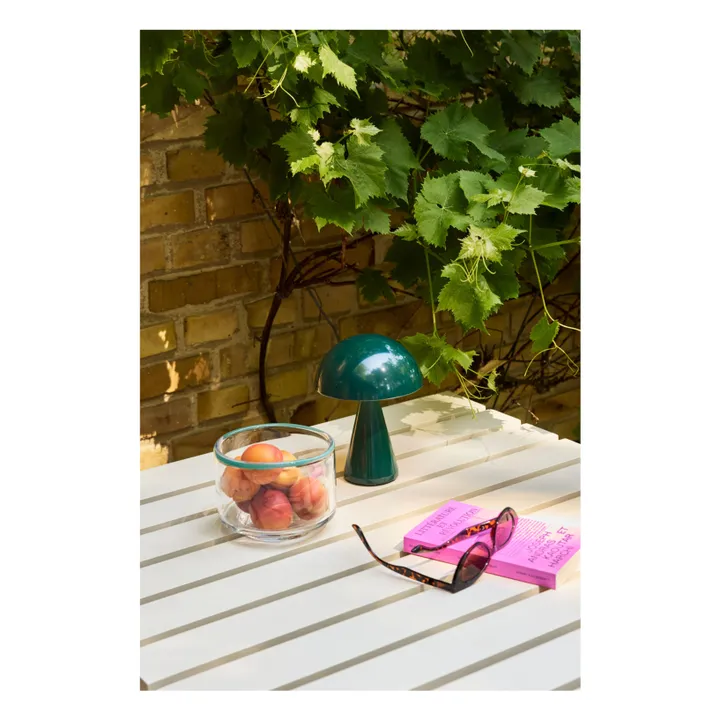 Lampe nomade Mush | Vert foncé- Image produit n°1