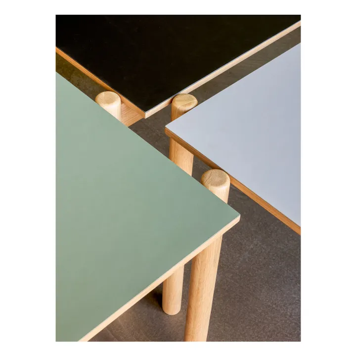 Table à manger en chêne Oblique | Olive- Image produit n°8