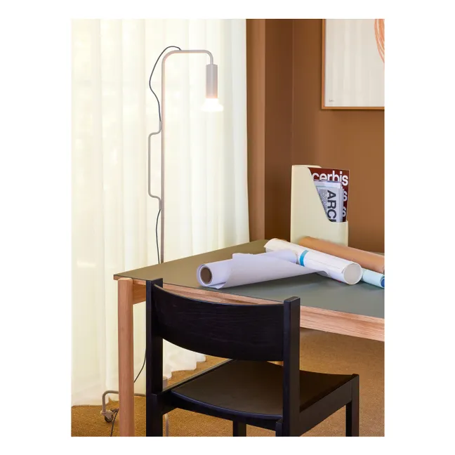 Mesa de comedor oblicua de roble | Olive