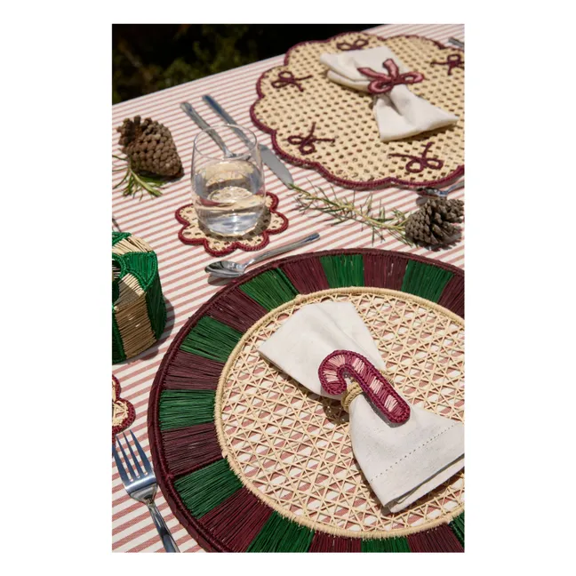 Rond de serviette Sucre d'orge | Rose