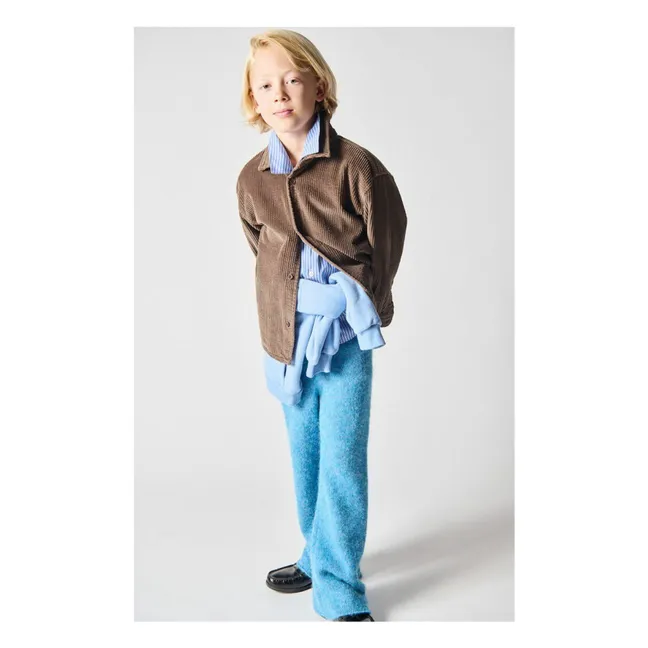 Chemise Velours Côtelé Padow Coton Bio | Marron