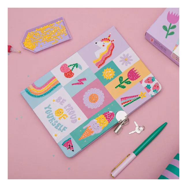 Kit di pittura a diamante per bambini - Taccuino segreto