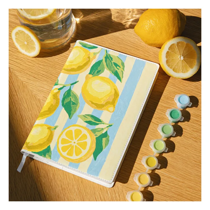 Notebook à peindre - Citrons- Image produit n°1