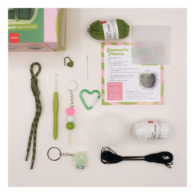 Kit de charms en crochet - Matcha Club
