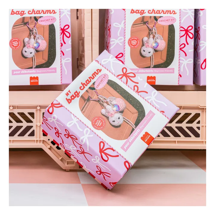 Kit de charms en crochet - Glam Pink- Image produit n°2