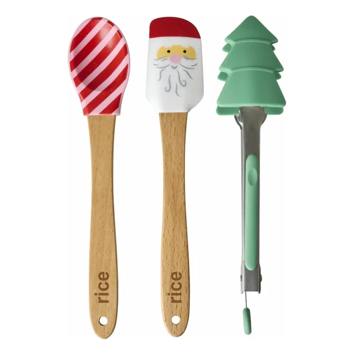 Ustensile en silicone Noël - Set de 3 | Multicolore- Image produit n°0