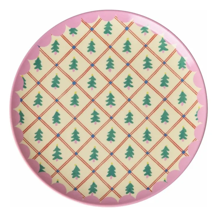 Plato de postre de melamina Firs | Crema- Imagen del producto n°0