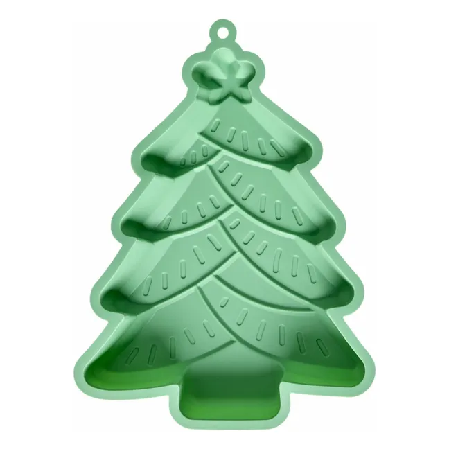Molde para tarta de árbol de Navidad | Verde