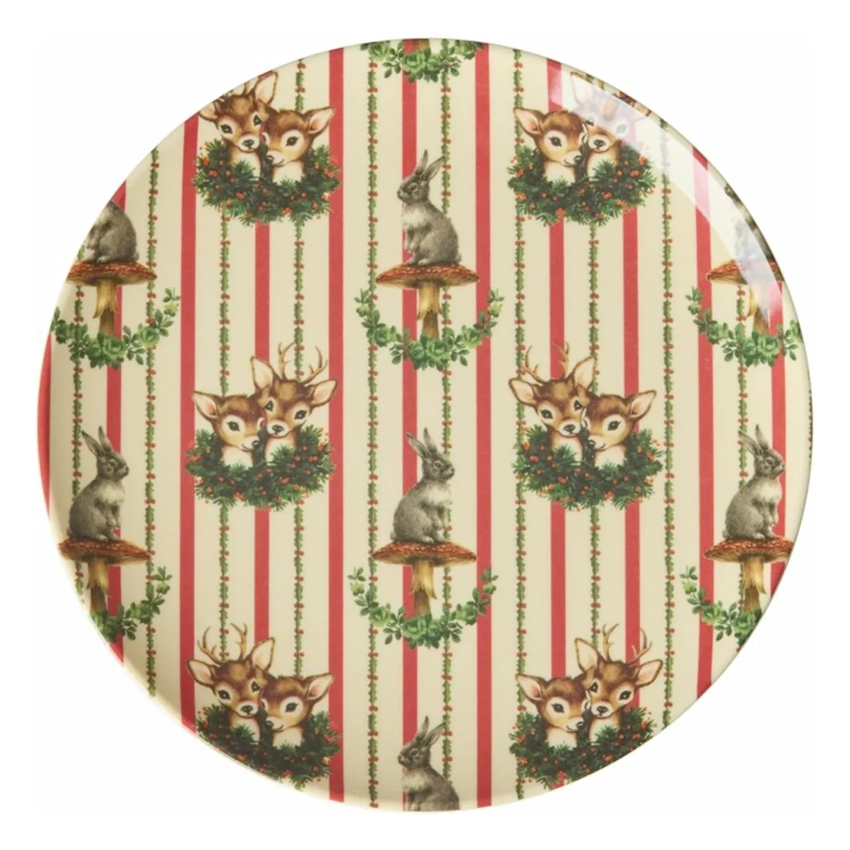 Rice Cream Sweet Forest Melamine Dessert Plate