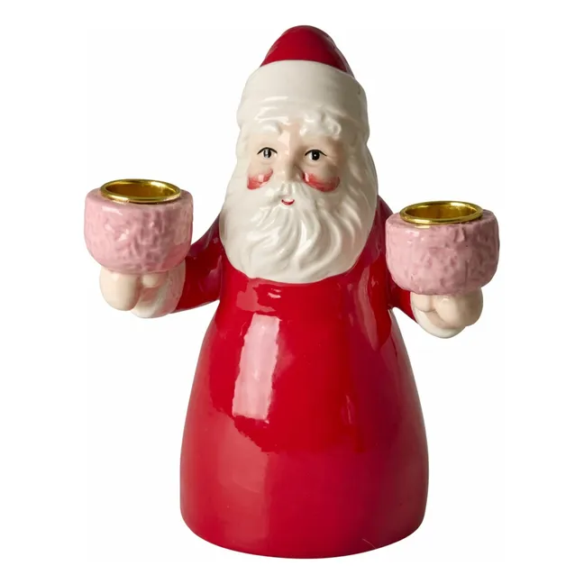 Bougies Père Noël - Set de 2 | Rose pâle
