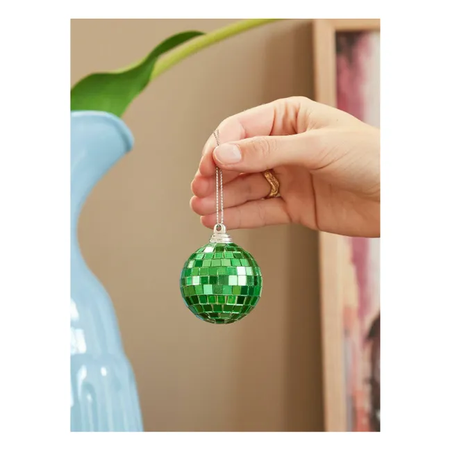 Boule de Noël Disco | Vert