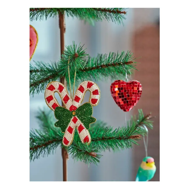 Boule de Noël Sucre d'Orge | Rouge