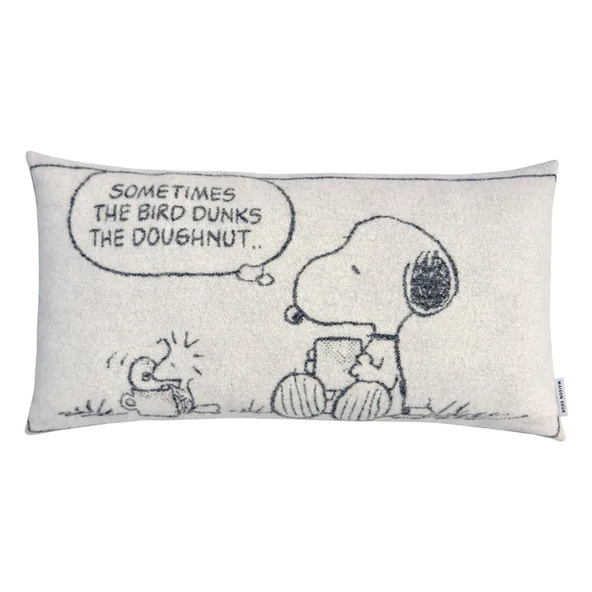 Funda de cojín Peanuts Comic | Negro