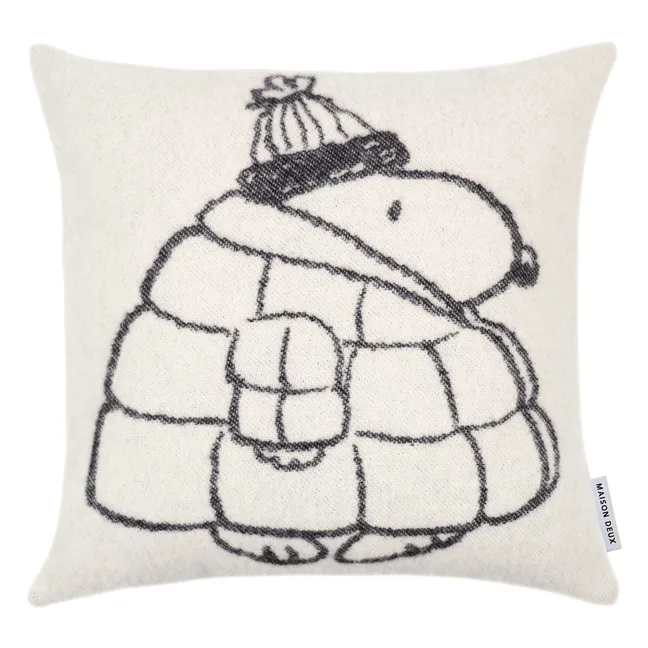 Peanuts Doudoune cushion cover | White