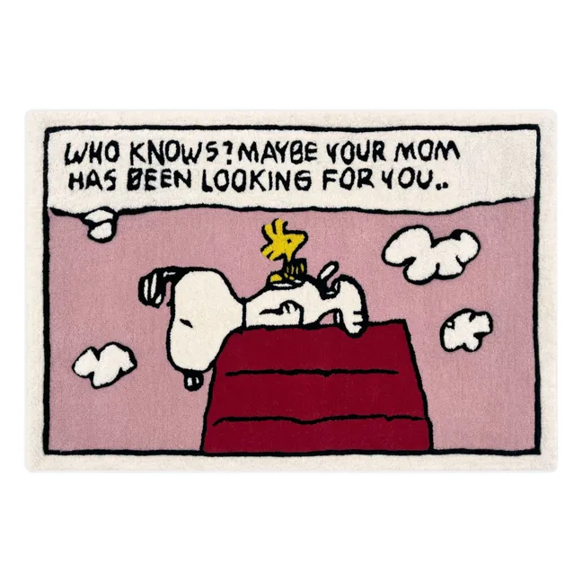 Tapis Peanuts Comic | Rose