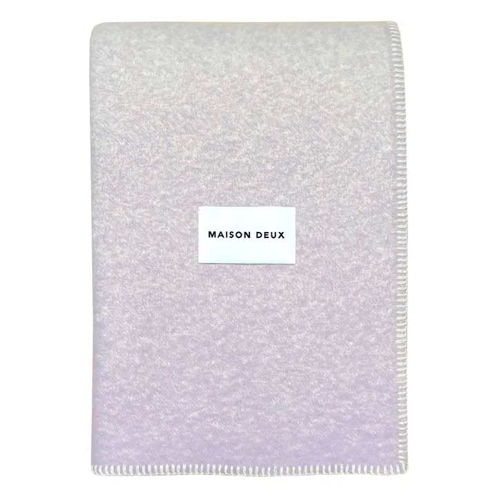 Plaid en laine Gradient | 	Lilas- Image produit n°0