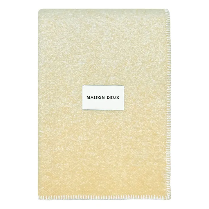 Plaid en laine Gradient | Jaune- Image produit n°0