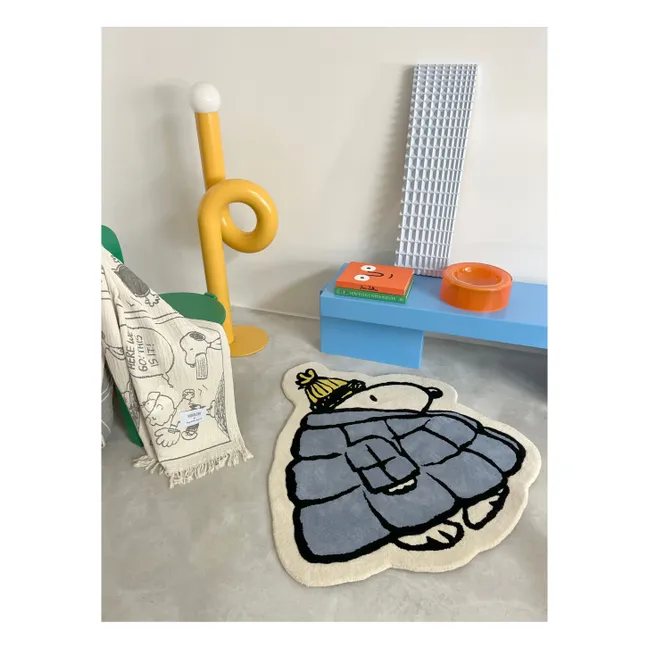 Tapis Peanuts Doudoune | Bleu