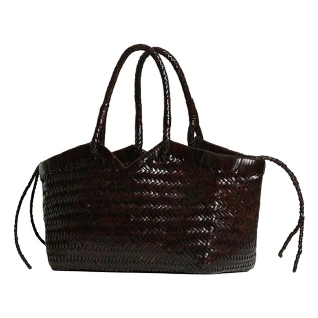 Cabas Crudelia Cuir | Chocolat