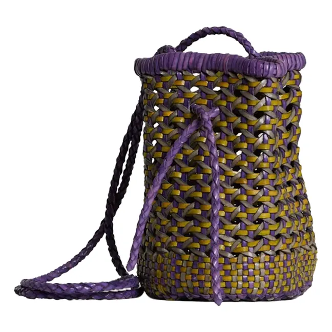 Frid Chair Vain Bolso de piel | Verde musgo