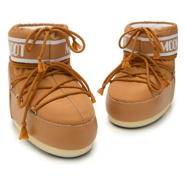 Icon Low Nylon boots | Cognac