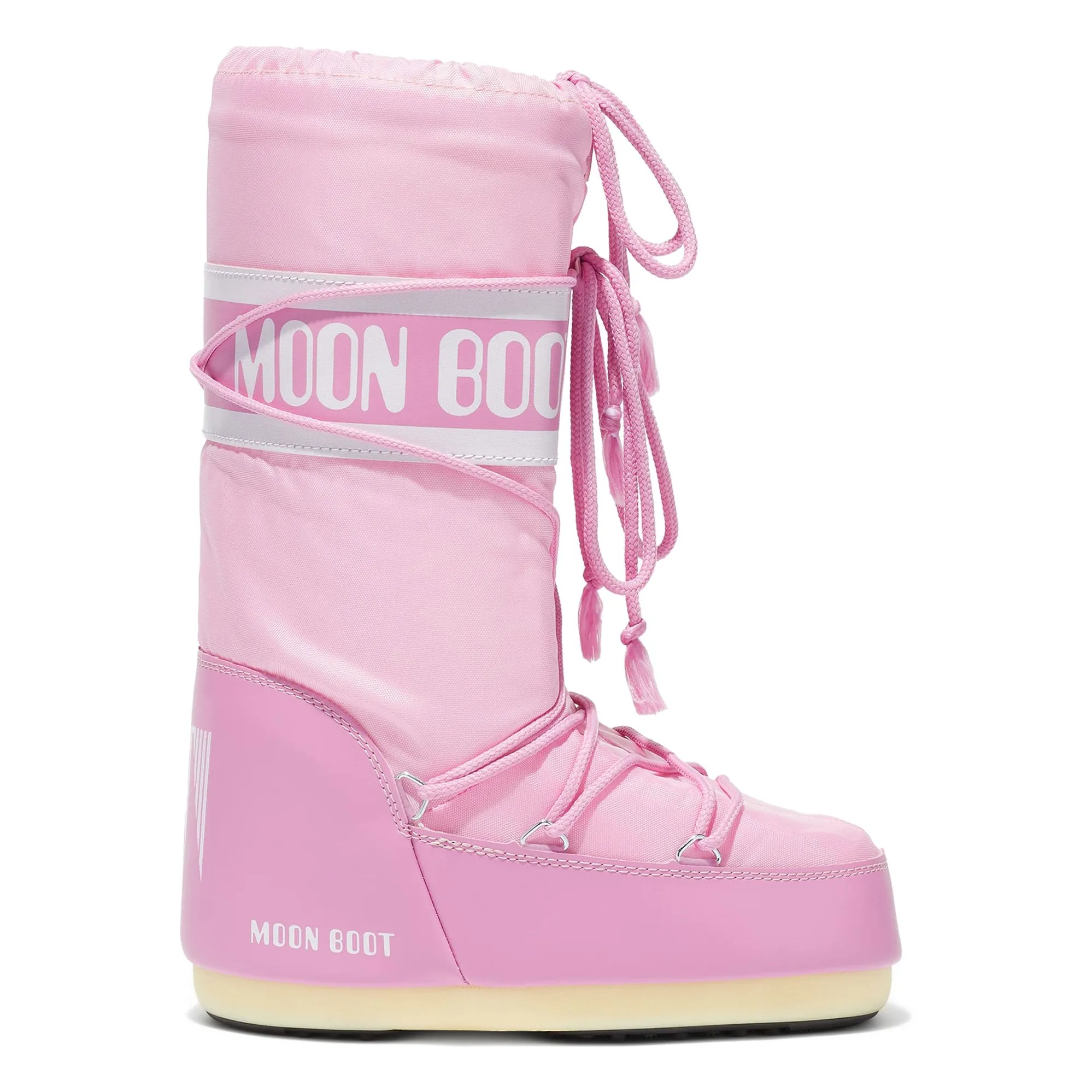 Moon Boot Pink Icon Nylon Boots