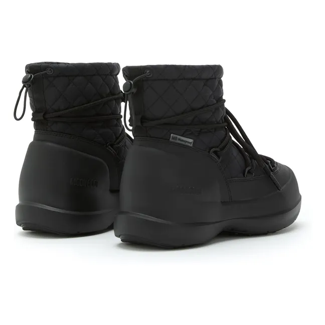 Bottes Mezzaluna Mid Matelassées Imperméables | Noir