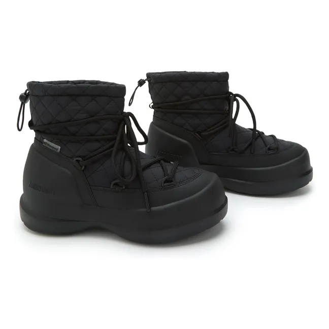 Bottes Mezzaluna Mid Matelassées Imperméables | Noir