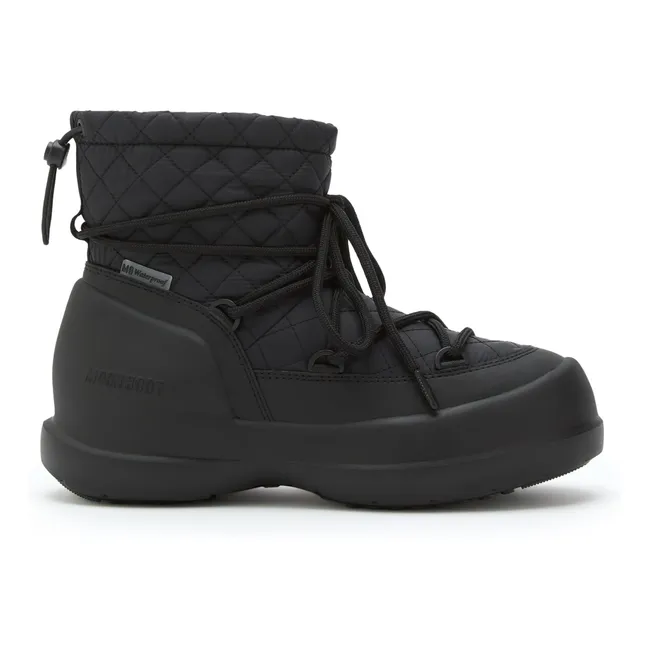 Bottes Mezzaluna Mid Matelassées Imperméables | Noir