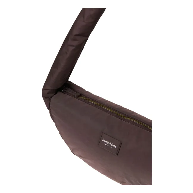 Mini sac bandoulière Puffy | Marron